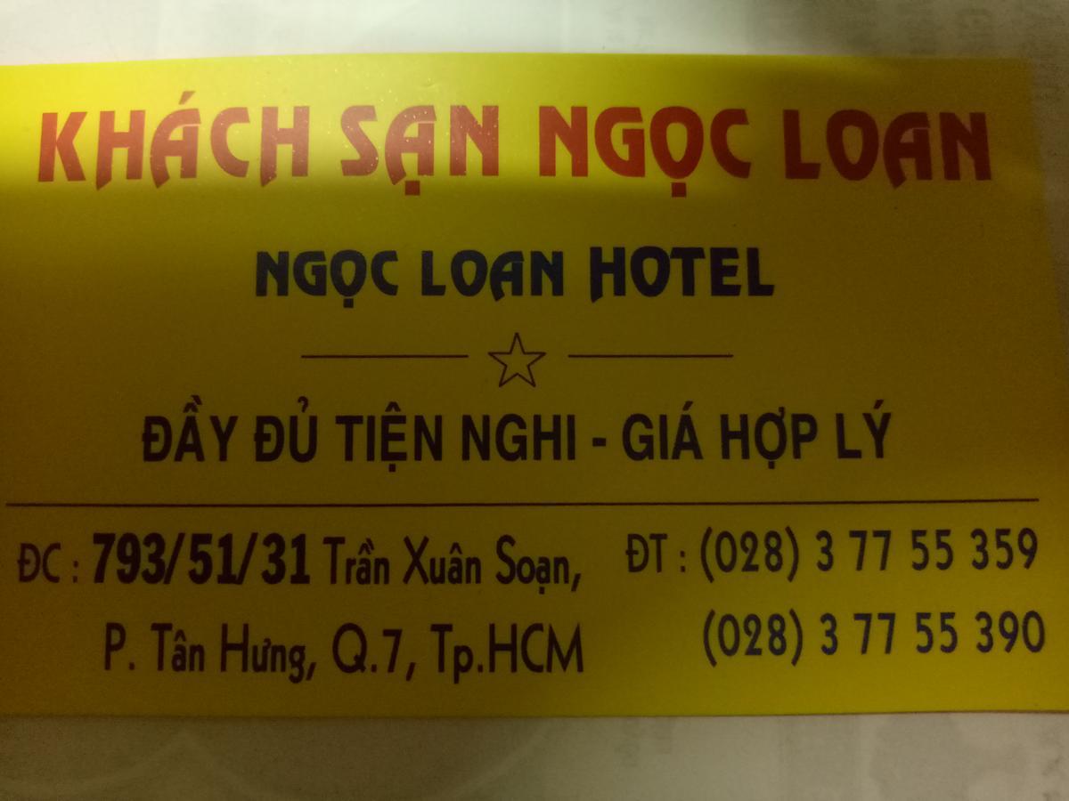 Ngoc Loan Hotel 胡志明市 外观 照片